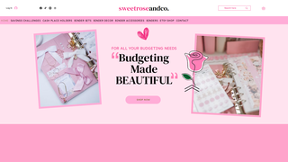 Screenshot of sweetroseandco.com