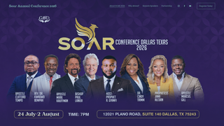 Screenshot of soarconferencedallas.com