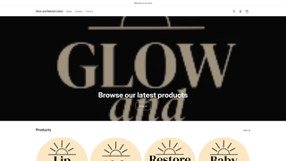Thumbnail of glowandbeholdlotion.com