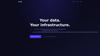 Screenshot of gozzip.org