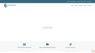 Screenshot of seahorsepsych.com