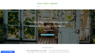 Thumbnail of saveverdilibrary.com