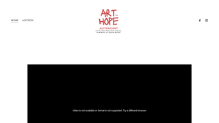 Screenshot of artforhoperaleigh.org