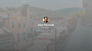 Screenshot of samperozek.com