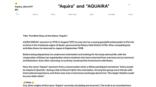Thumbnail of aquira1978.com