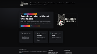 Thumbnail of bulldogprinters.com