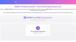 Thumbnail of webptopngconverterfree.com