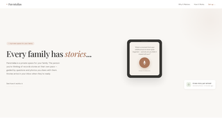 Screenshot of parentalias.com
