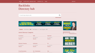 Thumbnail of backlinksdirectoryhub.com