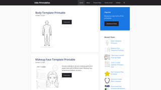 Thumbnail of udoprintables.com