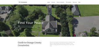 Thumbnail of orangecountycemeteries.com