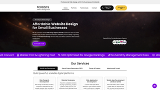 Screenshot of brooklynswebdesign.com