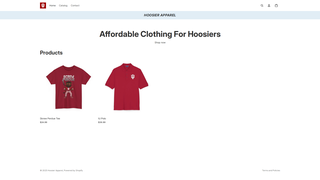 Thumbnail of hoosierapparel.com