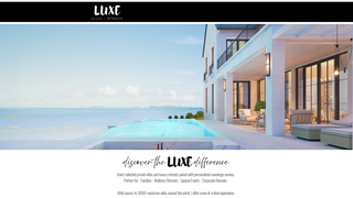 Screenshot of luxevillasandretreats.com