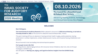 Screenshot of israel-hearing.org