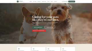 Screenshot of hawthornvets.com