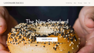 Thumbnail of landmarkbagels.com