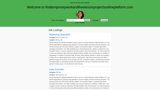 Thumbnail of findtemporaryworkandfreelancerprojectsonlineplatform.com
