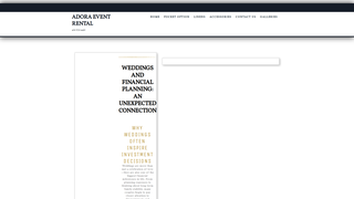 Thumbnail of adoraeventrental.com