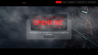 Screenshot of openfirelasertag.com