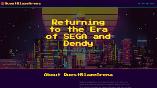 Screenshot of questblazearena.com