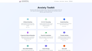 Thumbnail of anxietyaidtools.com