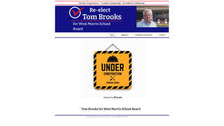 Thumbnail of tombrooksforschoolboard.com