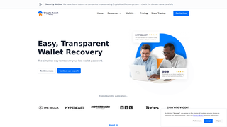 Thumbnail of cryptoassetrecoverys.com