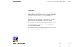 Thumbnail of melsgrouphomes.com