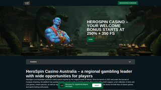 Thumbnail of hero-spincasino.com