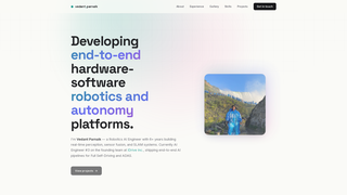 Screenshot of vedantparnaik.com