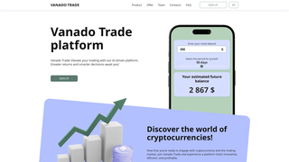 Thumbnail of vanado-trade-ai.com