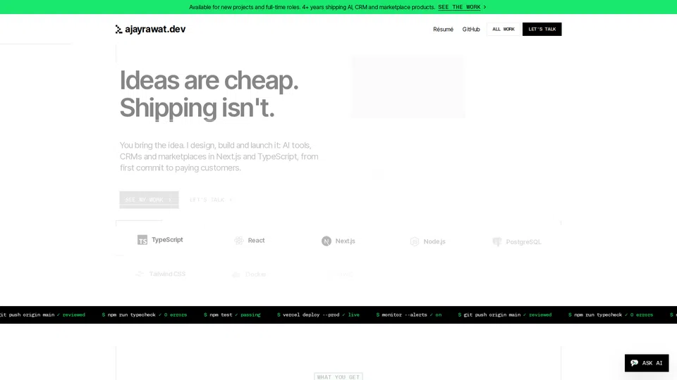 Site preview