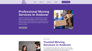 Thumbnail of andovermovers.com