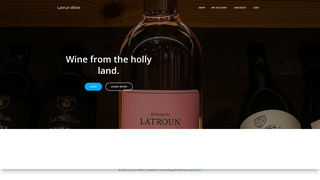 Thumbnail of latroun-wine.com