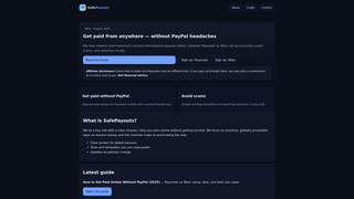 Thumbnail of safepayouts.com