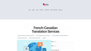 Thumbnail of frenchcanadiantranslators.com