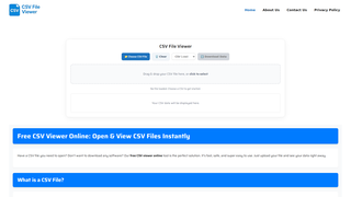 Thumbnail of csvfileviewer.com