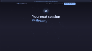 Screenshot of sessionweaver.app