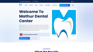 Thumbnail of mathurdentalcenter.com