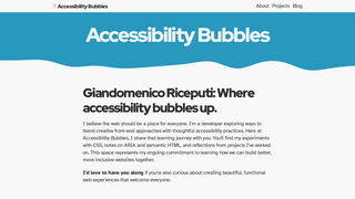 Thumbnail of accessibilitybubbles.com