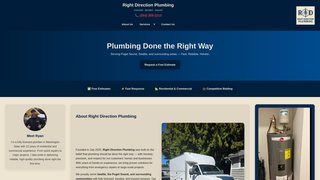 Thumbnail of rightdirectionplumbing.com