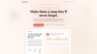 Screenshot of songcheers.com