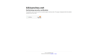 Screenshot of kikisanchez.net
