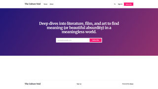 Thumbnail of theculturevoid.com