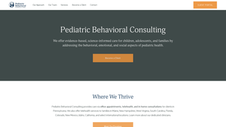 Thumbnail of pediatricbehavioral.com