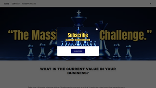 Thumbnail of massivevalueframework.com
