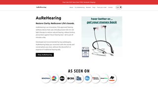 Thumbnail of aurehearing.com