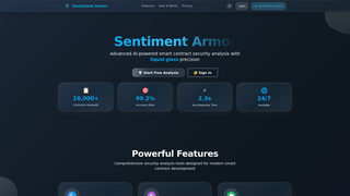 Thumbnail of sentimentarmor.com