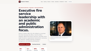 Screenshot of dorianflowersleadership.com